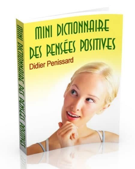 mini dictionnaire pensées positives