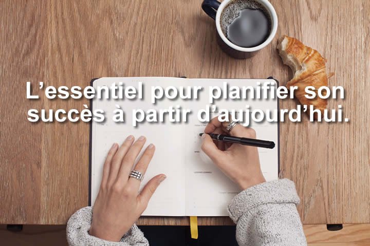 L’essentiel pour planifier son succès à partir d’aujourd’hui.